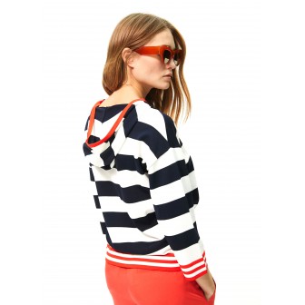 CHAQUETA-MARINERA-MARINO-BLANCO-ROJO-CAPUCHA-LOLA-CASADEMUNT 2
