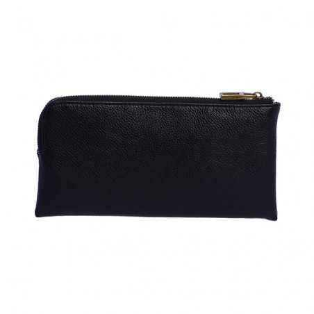 CARTERA-UNA-CREMALLERA-NEGRA-DON-ALGODÓN CARTERA-UNA-CREMALLERA-NEGRA-DON-ALGODÓN