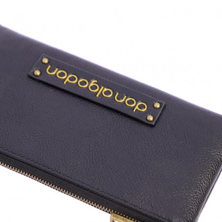 CARTERA-UNA-CREMALLERA-NEGRA-DON-ALGODÓN CARTERA-UNA-CREMALLERA-NEGRA-DON-ALGODÓN