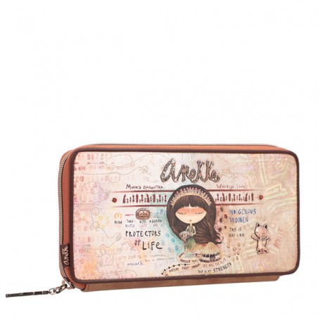 CARTERA-GRANDE-PASAPORTE-DOCUMENTOS-CREMALLERA-MERINE-ANEKKE CARTERA-GRANDE-PASAPORTE-DOCUMENTOS-CREMALLERA-MERINE-ANEKKE