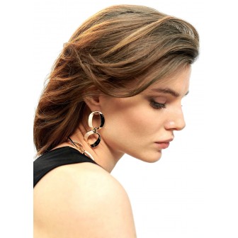 PENDIENTES-DOS-ESLABONES-DORADO-LACADOS-LOLA-CASADEMUNT
