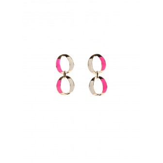 PENDIENTES-DOS-ESLABONES-DORADO-LACADOS-LOLA-CASADEMUNT 2