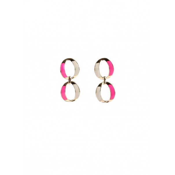 PENDIENTES-DOS-ESLABONES-DORADO-LACADOS-LOLA-CASADEMUNT