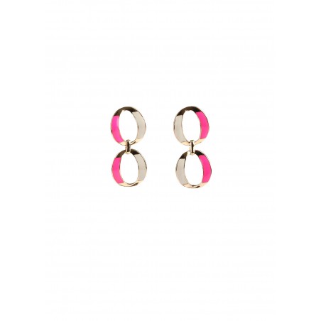 PENDIENTES-DOS-ESLABONES-DORADO-LACADOS-LOLA-CASADEMUNT