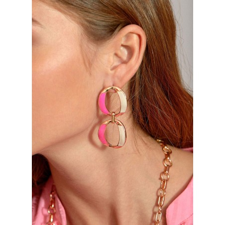 PENDIENTES-DOS-ESLABONES-DORADO-LACADOS-LOLA-CASADEMUNT