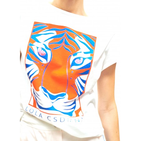 CAMISETA-BLANCA-CABEZA-TIGRE-AZUL-NEGRA-LOLA-CASADEMUNT CAMISETA-BLANCA-CABEZA-TIGRE-AZUL-NEGRA-LOLA-CASADEMUNT