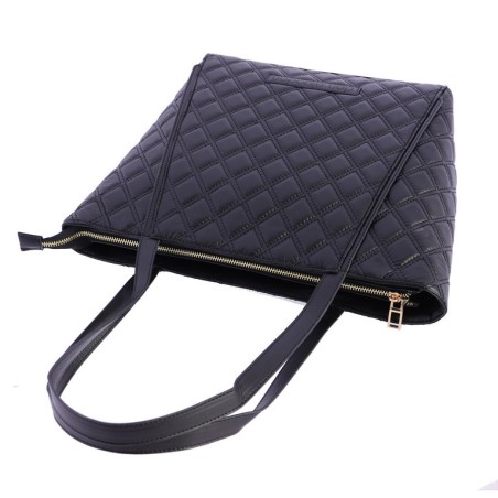 BOLSO-SHOPPER-ACOLCHADO-ROMBOS-NEGRO-DOS-ASAS-DON-ALGODÓN BOLSO-SHOPPER-ACOLCHADO-ROMBOS-NEGRO-DOS-ASAS-DON-ALGODÓN