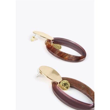 PENDIENTES-OVALADOS-RESINA-MARRÓN-LOLA-CASADEMUNT