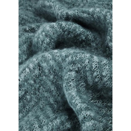 BUFANDA.FORMA-ESPIGA.AZUL-MENTA-BORDES-LILA-LOLA-CASADEMUNT