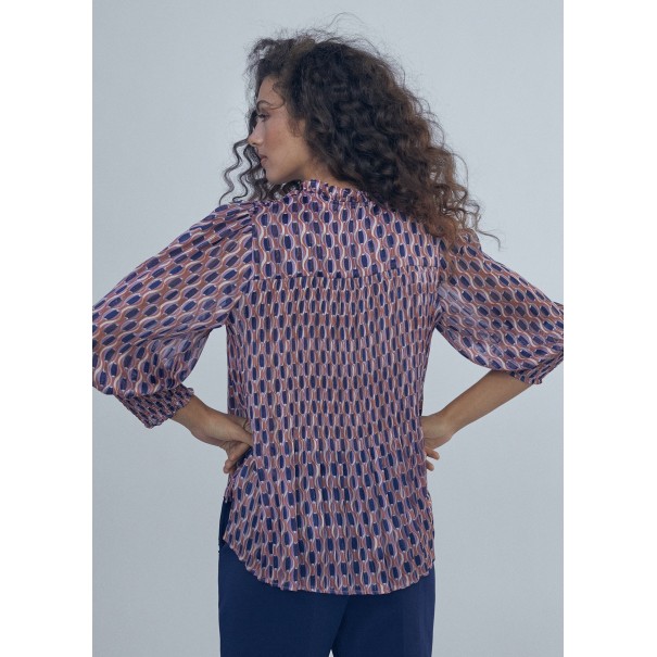 CAMISA-MULTI-ESTAMPADO-GEOMÉTRICO-FRUNCIDO-LOLA-CASADEMUNT