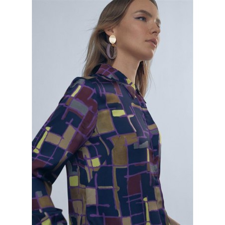 CAMISA-FLUIDA-SATINADA-MULTICOLOT.BOTONES-OCULTOS-CUELLO-PUÑOS-CAMISEROS-LOLA-CASADEMUNT