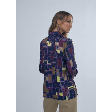 CAMISA-FLUIDA-SATINADA-MULTICOLOT.BOTONES-OCULTOS-CUELLO-PUÑOS-CAMISEROS-LOLA-CASADEMUNT