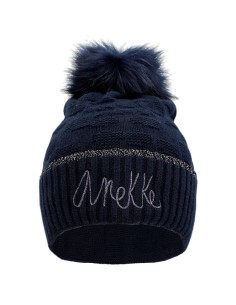 GORRO-POMPÓN-AZUL-MARINO-LOGO-FRONTAL-ANEKKE