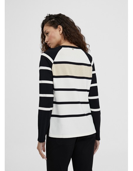 JERSEY-RAYAS..NEGRO-CRUDO-LOLA-CASADEMUNT