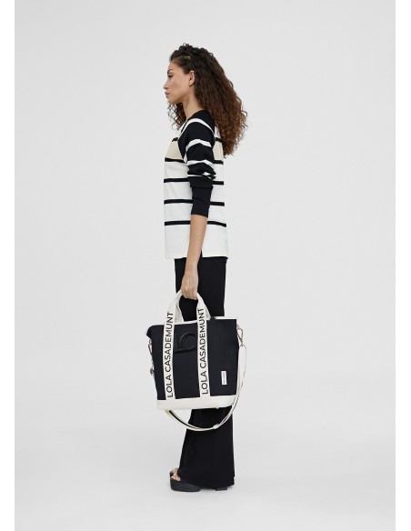 JERSEY-RAYAS..NEGRO-CRUDO-LOLA-CASADEMUNT