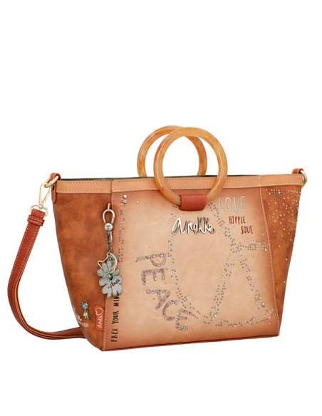 BOLSO-DOS-ASAS-REDONDAS-METRAQUILATO-ASA-BANDOERA-PEACE&LOVE-FLOWERS-ANEKKE