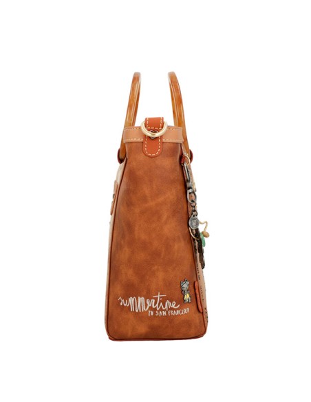 BOLSO-DOS-ASAS-REDONDAS-METRAQUILATO-ASA-BANDOERA-PEACE&LOVE-FLOWERS-ANEKKE