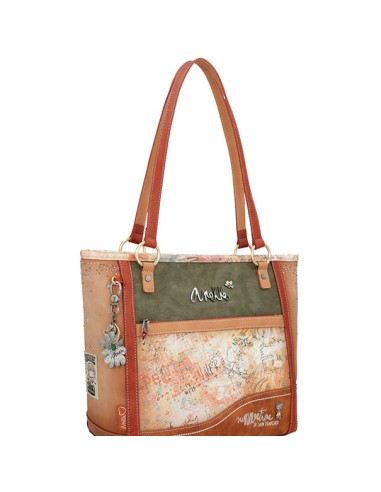 BOLSO HOMBRO PEACE & LOVE FLOWERS ANEKKE