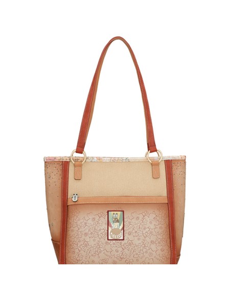 BOLSO HOMBRO PEACE & LOVE FLOWERS ANEKKE