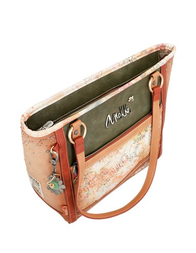 BOLSO HOMBRO PEACE & LOVE FLOWERS ANEKKE