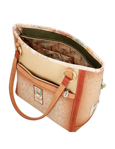 BOLSO HOMBRO PEACE & LOVE FLOWERS ANEKKE