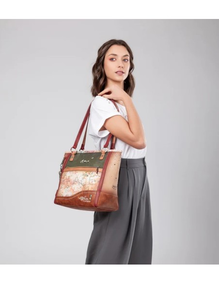 BOLSO HOMBRO PEACE & LOVE FLOWERS ANEKKE