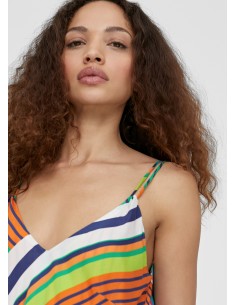 VESTIDO-LARGO-RAYAS-MULTICOLOR-ESCOTE-PICO-TIRANTES-REGULABLES-LOLA-CASADEMUNT 2