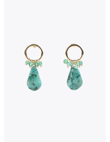 PENDIENTES-ARO-COLGANTE-TURQUESA-BOLITAS-AL-TONO-LOLA-CASADEMUNT