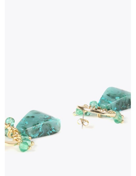 PENDIENTES-ARO-COLGANTE-TURQUESA-BOLITAS-AL-TONO-LOLA-CASADEMUNT