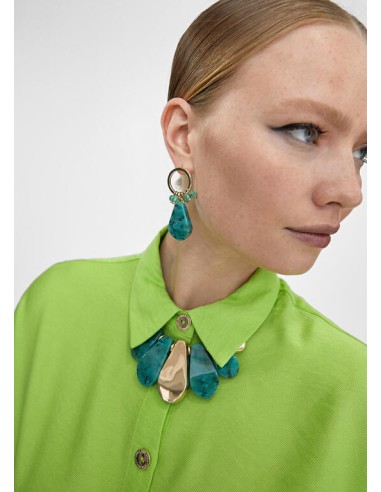 PENDIENTES-ARO-COLGANTE-TURQUESA-BOLITAS-AL-TONO-LOLA-CASADEMUNT