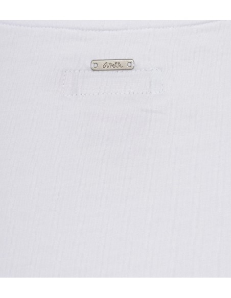 CAMISETA-BLANCA-LOGO-BRILANTITOS-PLATA-ANEKKE
