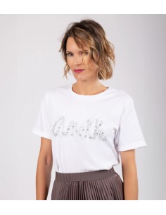 CAMISETA-BLANCA-LOGO-BRILANTITOS-PLATA-ANEKKE