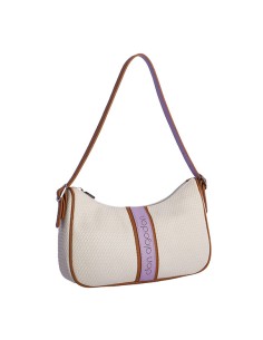 BOLSO-UN-ASA-COMBINADO-MARFIL-MARRÓN-LILA-ELENA-DON-ALGODÓN