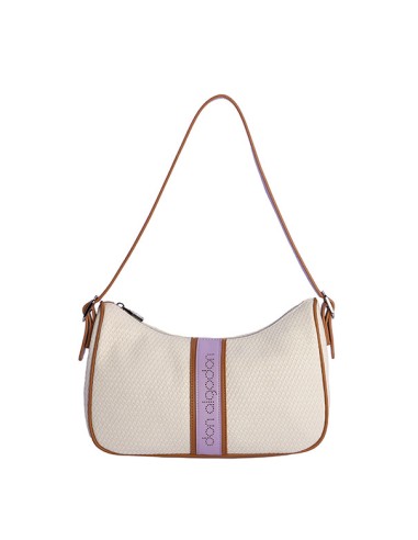 BOLSO-UN-ASA-COMBINADO-MARFIL-MARRÓN-LILA-ELENA-DON-ALGODÓN
