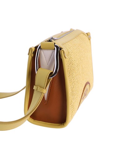 BANDOLERA-AMARILLA-RAFIA-PIEL-SINTÉTICA-MARRÓN-BEIGE-RECTANGULAR-ASA-BANDOLERA-ARIANA-DON-ALGODÓN