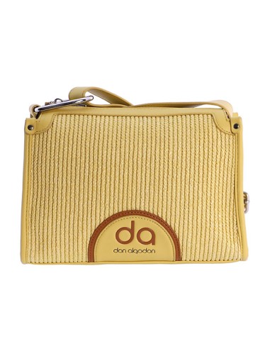 BANDOLERA-AMARILLA-RAFIA-PIEL-SINTÉTICA-MARRÓN-BEIGE-RECTANGULAR-ASA-BANDOLERA-ARIANA-DON-ALGODÓN