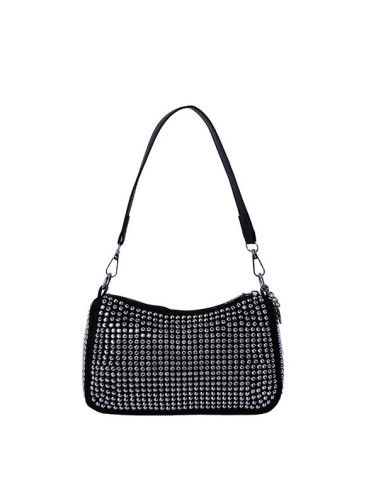 BOLSO-FUESTA-NEGRO-STRASS-BLANCO-DOS-ASAS-EXTRAÍBLES-SELENA-EL-CABALLO