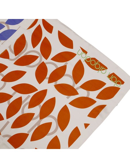 PAÑUELO-HOJAS-COLORES-CUADRADOS-LOGOTIPADO-A-CONTRASTE-MOCONOS-DON-ALGODÓN