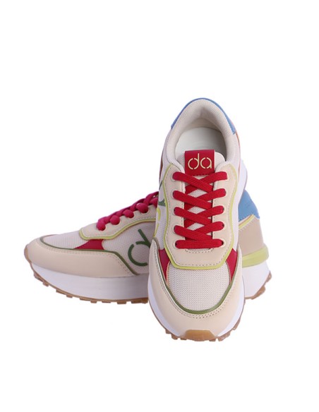 ZAPATILLAS-DEPORTIVAS-MULTICOLOR-CORDONES-FUCSIA-LOGO-BICOLOR-LAIA-DON-ALGODÓN