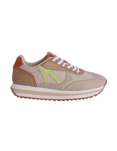 ZAPATILLAS-DEPORTIVAS-PIEL-SINTÉTICA-MARRÓN-BEIGE-BLANCO-TEJA-FLÚOR-CORDONES-BLANCOS-LAILA-DON-ALGODÓN ZAPATILLAS-DEPORTIVAS-PIEL-SINTÉTICA-MARRÓN-BEIGE-BLANCO-TEJA-FLÚOR-CORDONES-BLANCOS-LAILA-DON-ALGODÓN