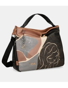 BOLSO-GRAN-CAPACIDAD-FLEXIBLE-COMPARTIMENTO-EXTERIOR-UN-ASA-ASA-BANDOLERA-HEARTBEAT-DREAMVERSE-ANEKKE 2