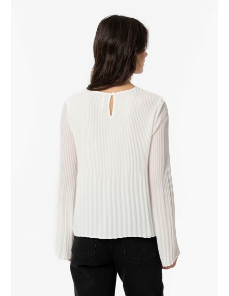 BLUSA-PLISADA-BLANCA-MANGA-LARGA-LILIANA-TIFFOSI BLUSA-PLISADA-BLANCA-MANGA-LARGA-LILIANA-TIFFOSI