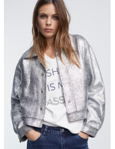 BOMBER-PLATA-CRAQUELADO-BOTONES SNPAS-LOLA-CASADEMUNT