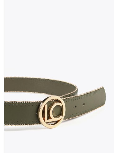 CINTURÓN-RIBETE-LATERALES.DETALLE-BOLITAS-HEBILLA-LOGO-LOLA-CASADEMUNT