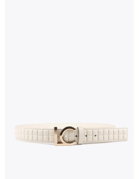 CINTURÓN-ACOLCHADO-CUADRADOS-HEBILLA-LOGO-DORADO