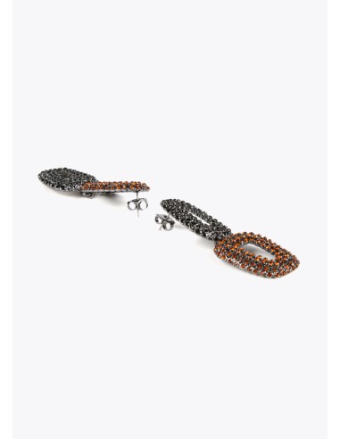 PENDIENTES-DOS-ESLABONES-CRISTALES-DIFERENTE-COLOT-LOLA CASADEMUNT