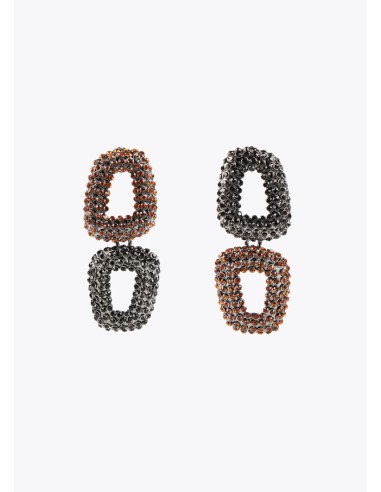 PENDIENTES-DOS-ESLABONES-CRISTALES-DIFERENTE-COLOT-LOLA CASADEMUNT