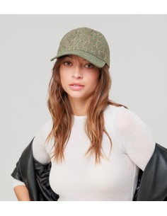 GORRA-VERDE-PESPUNTES-LOGO-CRISTALES-VISERA-AJUSTABLE-ANEKKE