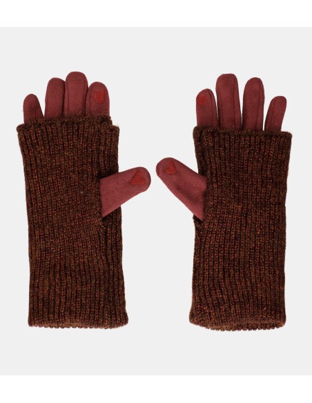 GUANTES-EXTESNSIBLES-PUNTO-BURDEOS-ANEKKE GUANTES-EXTESNSIBLES-PUNTO-BURDEOS-ANEKKE