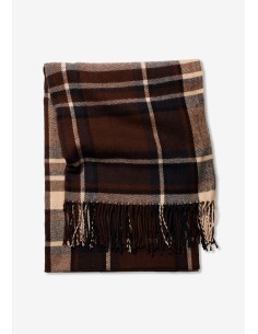 BUFANDA.CUADROS-TONOS-MARRONES-FLECOS-JOAQUIM-TIFFOSI 2